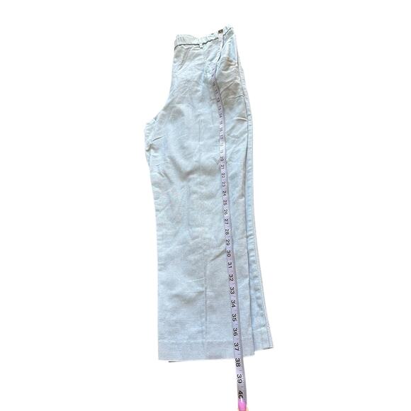 Christian Dior Actifs Pants Women's Blue Basic Casual Pull On Cropped Medium - Picture 11 of 11